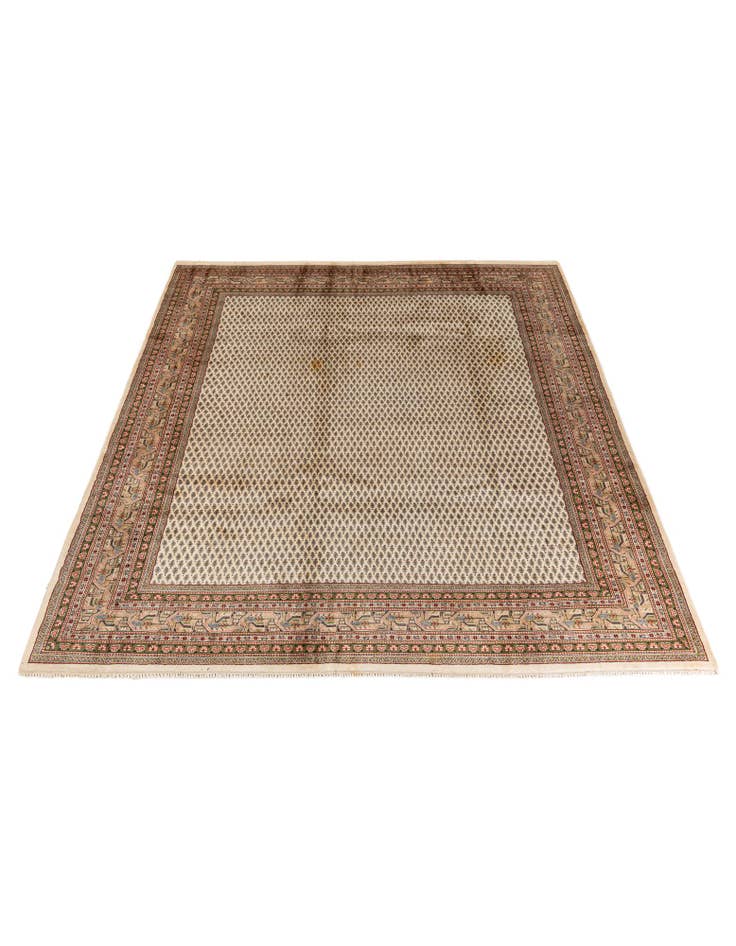 Detail image of 8' 5 x 9' 11 Hand Knotted Mir Wool Rug