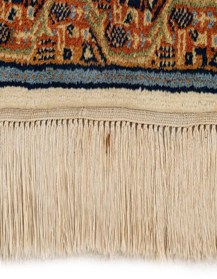 Detail image of  2' 1 x 2' 11  Hand Knotted Mir Wool Rug