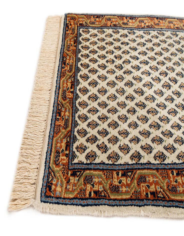 Detail image of  2' 1 x 2' 11  Hand Knotted Mir Wool Rug