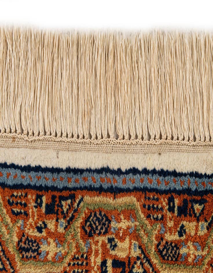 Detail image of  2' 1 x 2' 11  Hand Knotted Mir Wool Rug