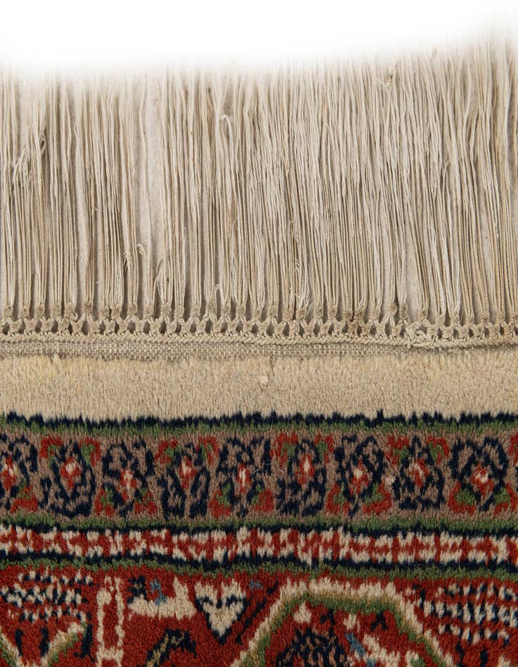Detail image of  3' 1 x 5' 4  Hand Knotted Mir Wool Rug
