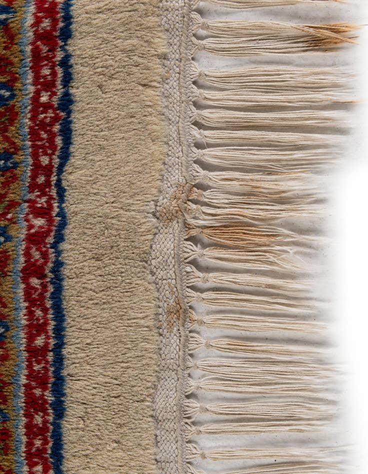Detail image of  6' 9 x 9' 9  Hand Knotted Mir Wool Rug