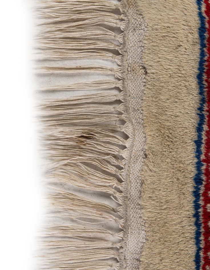 Detail image of  6' 9 x 9' 9  Hand Knotted Mir Wool Rug