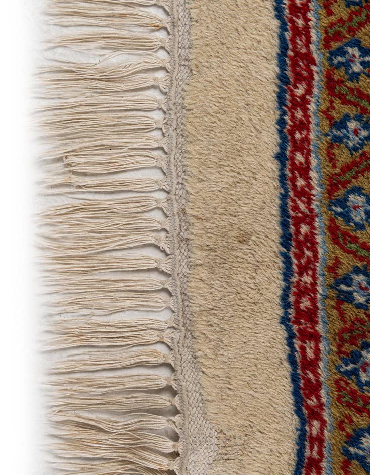 Detail image of  6' 9 x 9' 9  Hand Knotted Mir Wool Rug