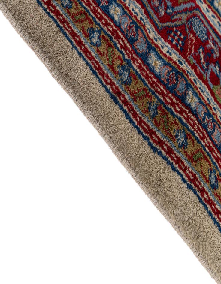 Detail image of  6' 9 x 9' 9  Hand Knotted Mir Wool Rug