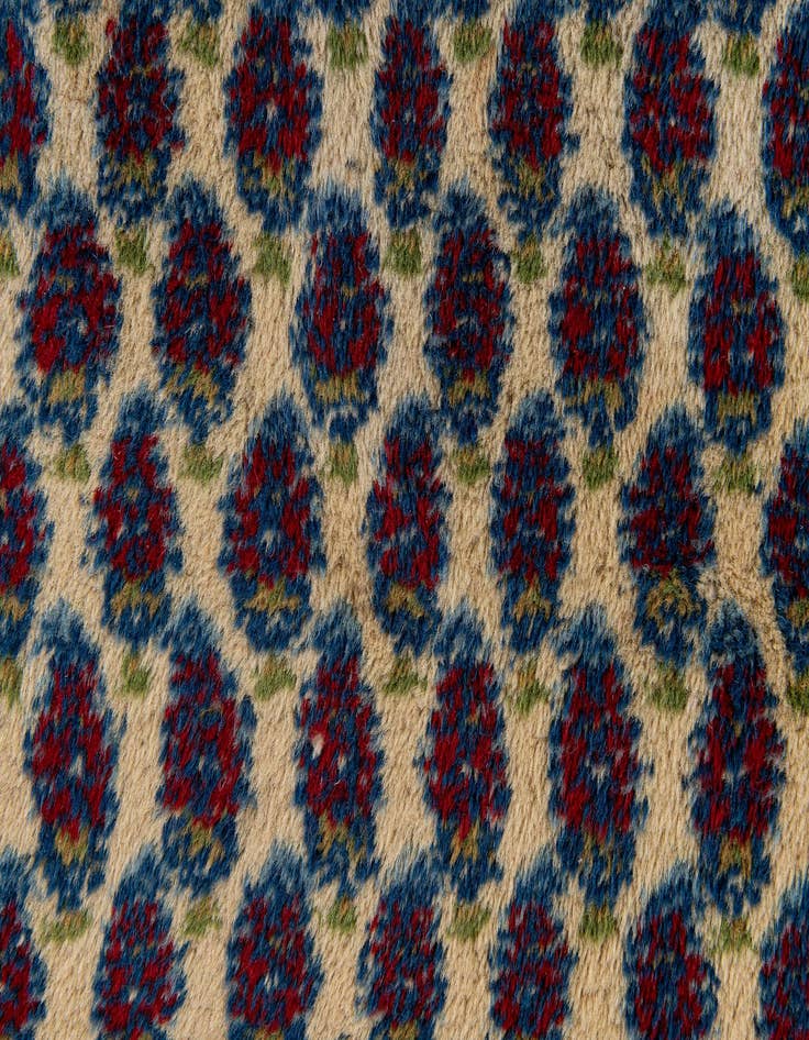 Detail image of  6' 9 x 9' 9  Hand Knotted Mir Wool Rug