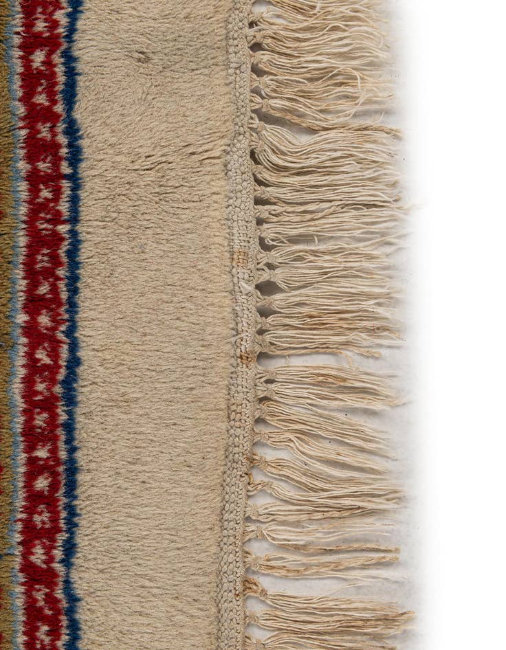 Detail image of  6' 9 x 9' 9  Hand Knotted Mir Wool Rug