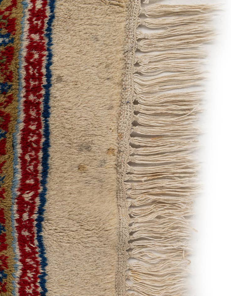 Detail image of  6' 9 x 9' 9  Hand Knotted Mir Wool Rug