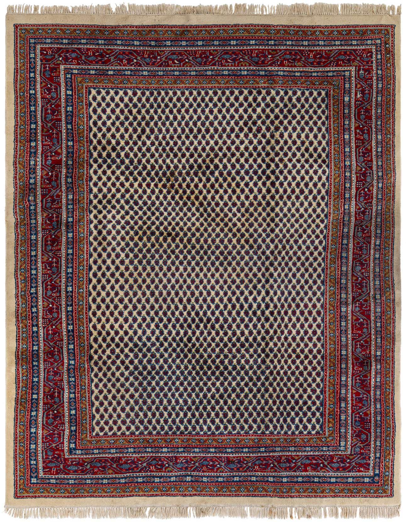 Primary image  6' 9 x 9' 9  Hand Knotted Mir Wool Rug