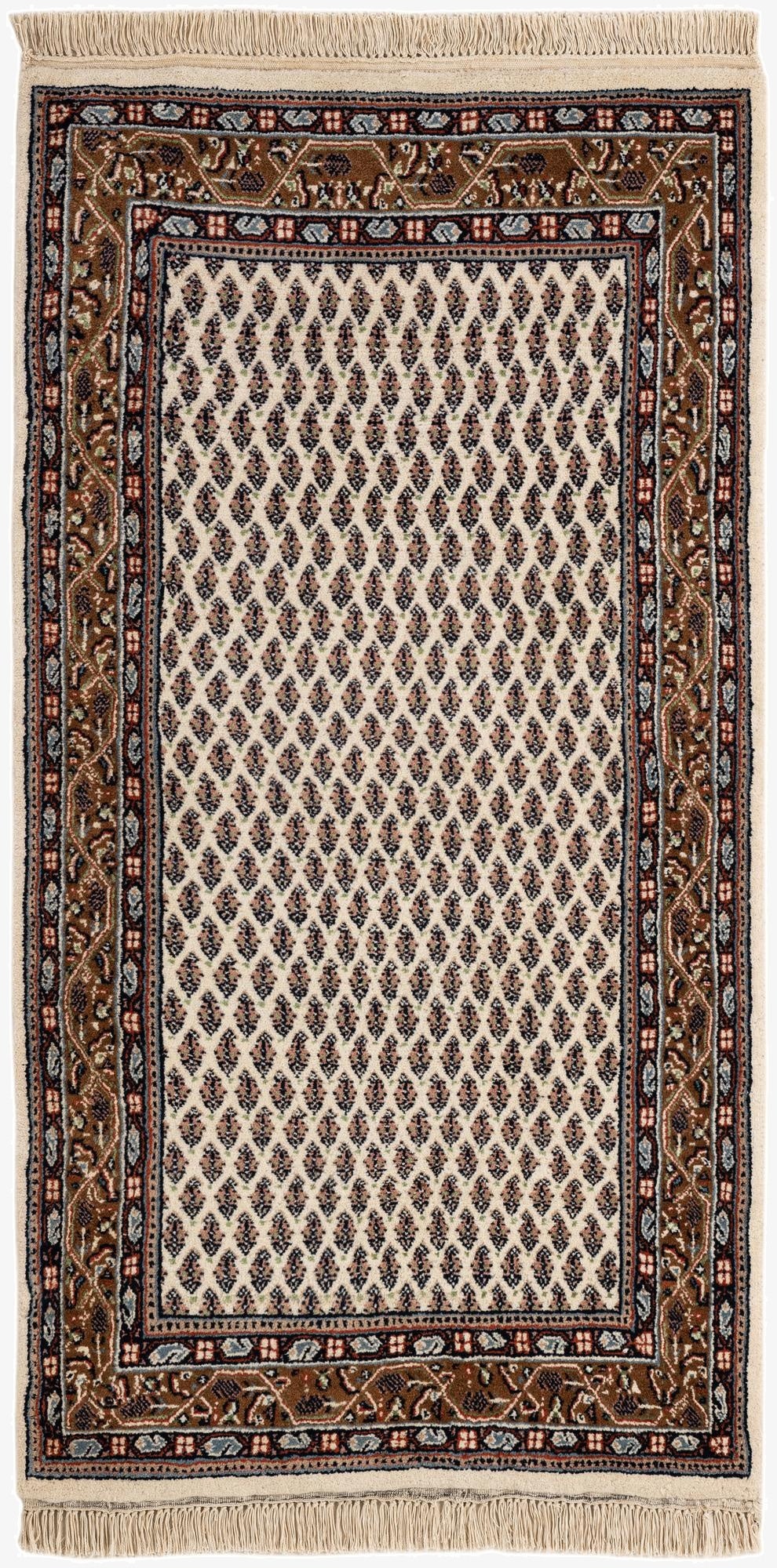  2' 8 x 5' 2  Hand Knotted Mir Wool Rug
