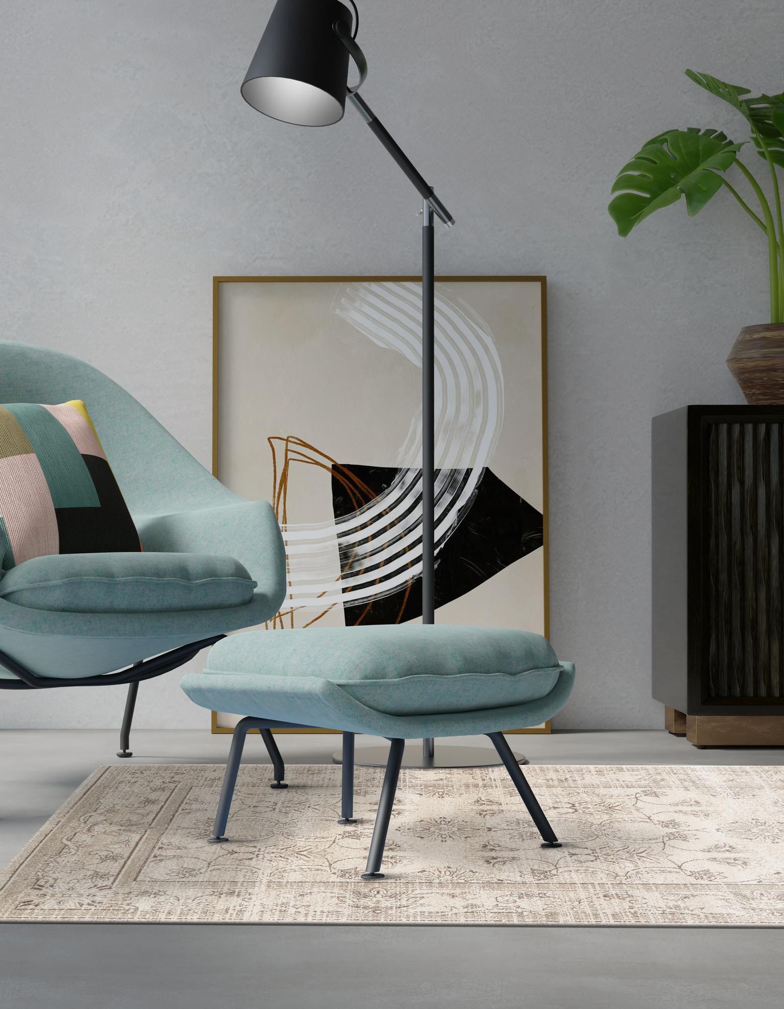 Ivory 9' x 12' Miranda Rug | Rugs.com