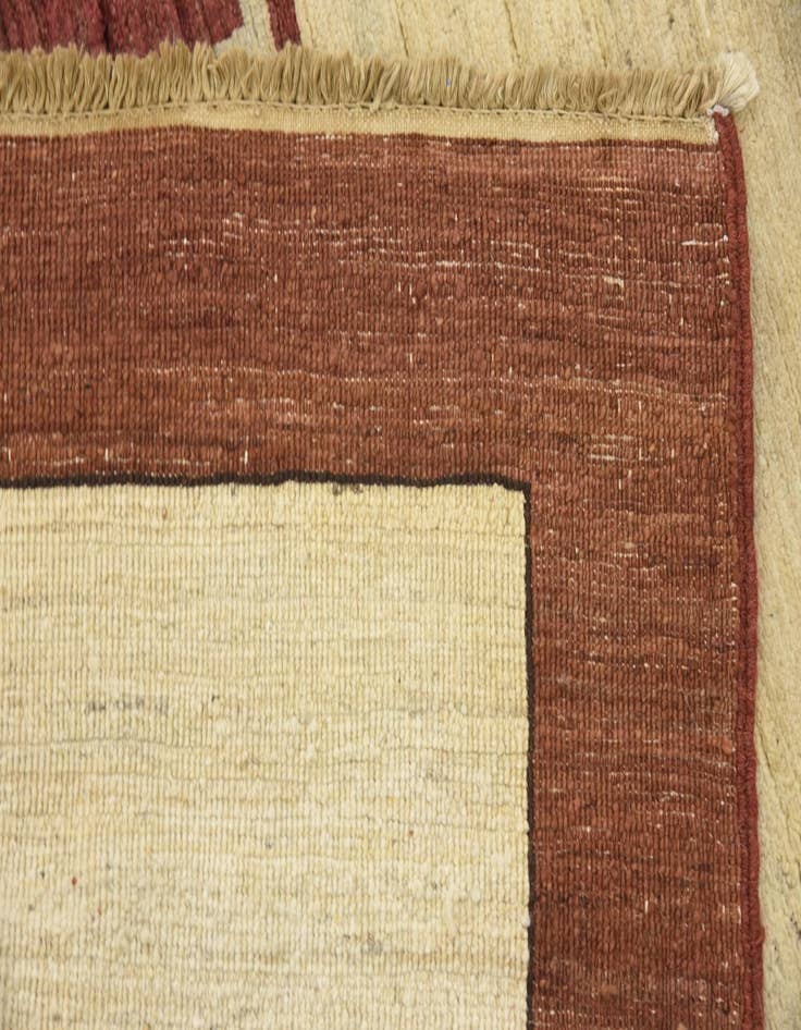 Detail image of  4' 1 x 5' 11  Hand Knotted Modern Ziegler Oriental Rug