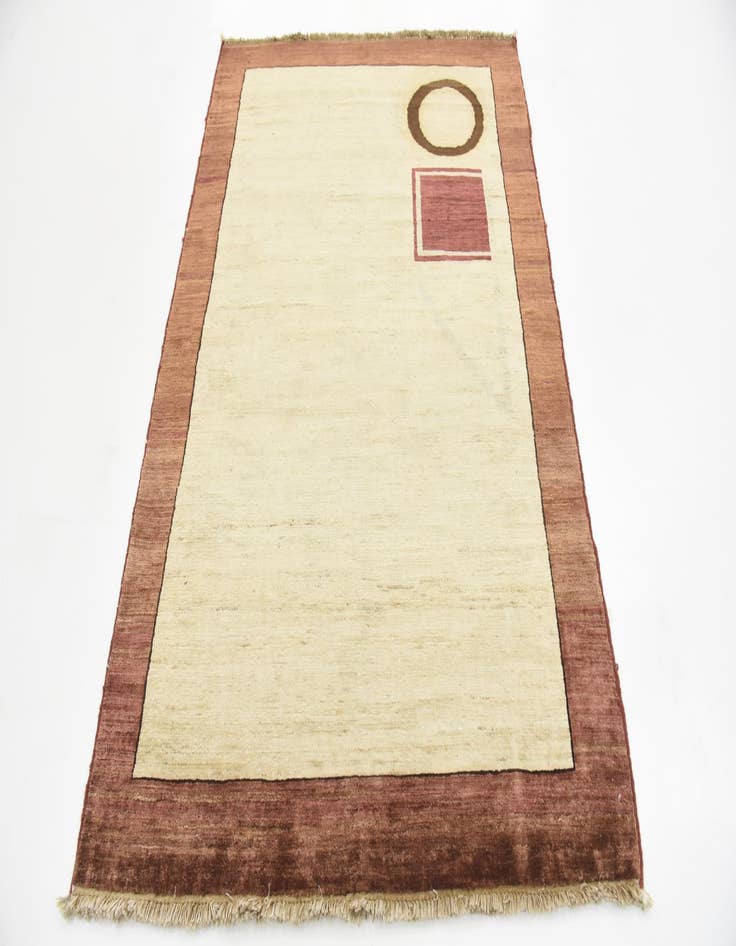 Detail image of  4' 1 x 5' 11  Hand Knotted Modern Ziegler Oriental Rug