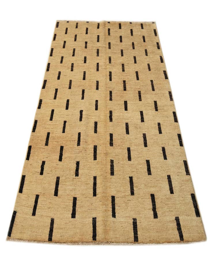 Detail image of  4' 8 x 6' 5  Hand Knotted Modern Ziegler Rug