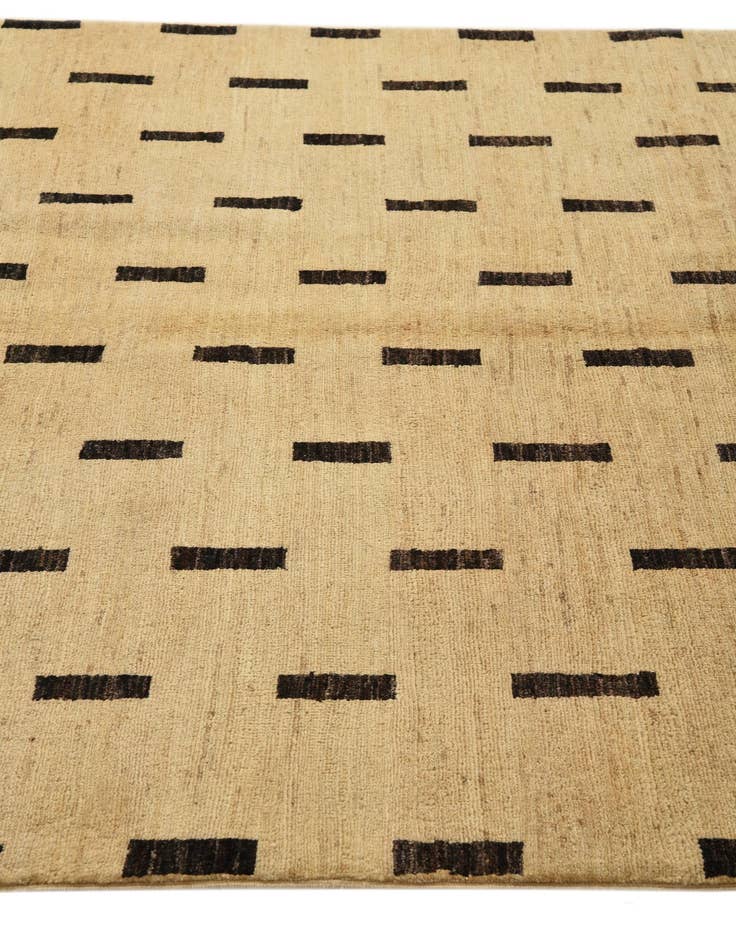 Detail image of  4' 8 x 6' 5  Hand Knotted Modern Ziegler Rug