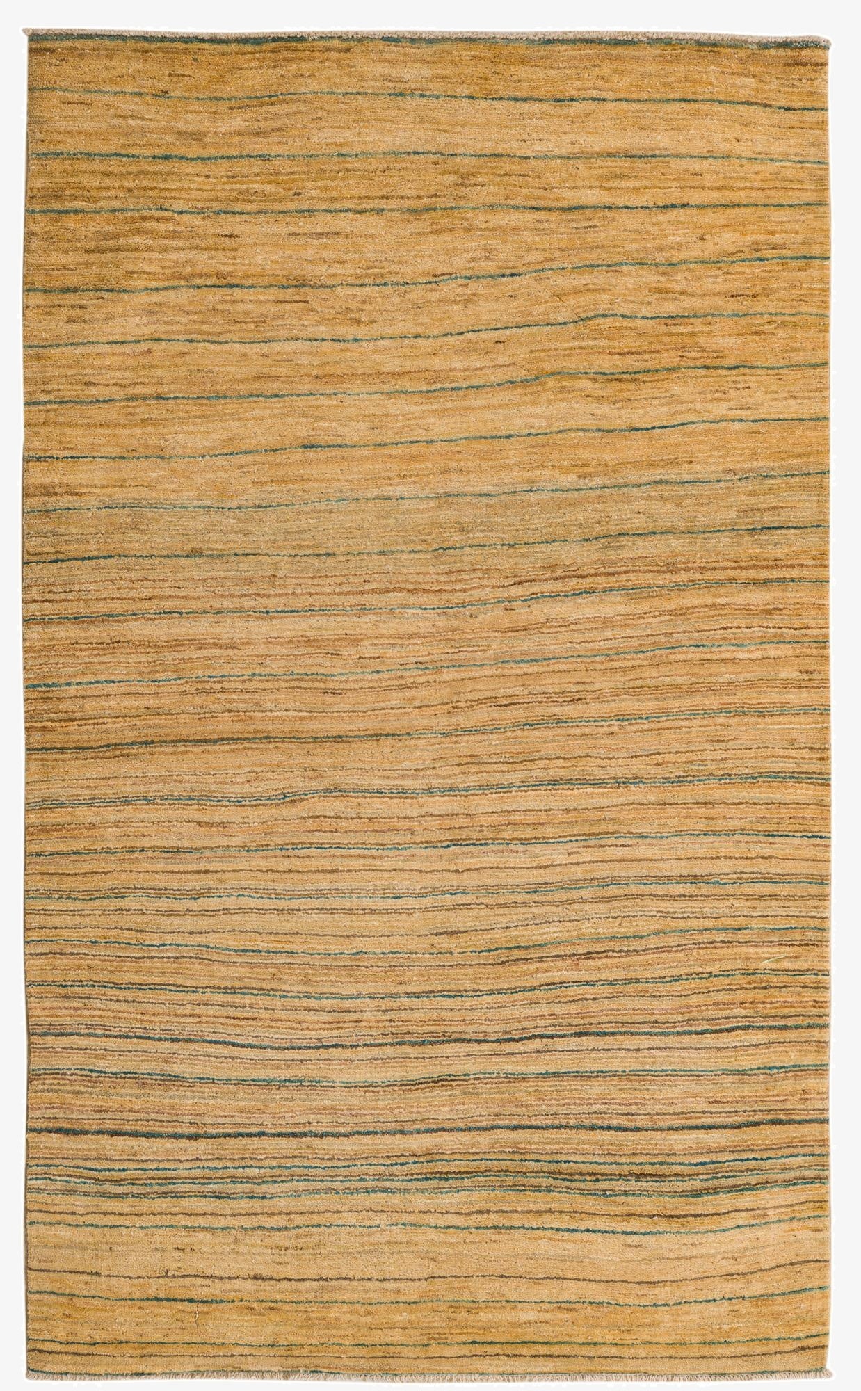  4' x 6' 5  Hand Knotted Modern Ziegler Rug
