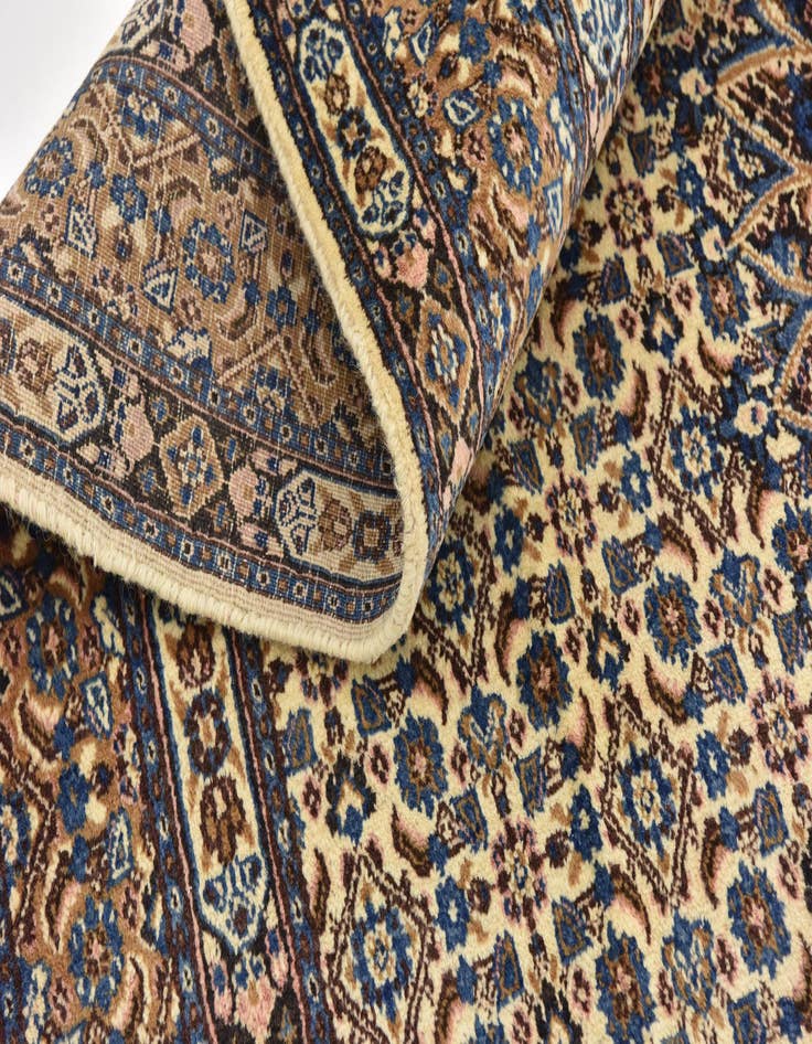 Detail image of  6' 2 x 10' 8  Hand Knotted Mood Persian Wool Rug