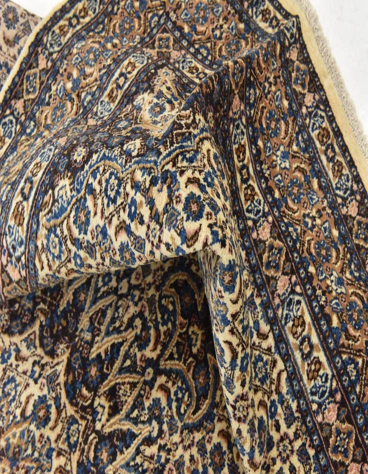 Detail image of  6' 2 x 10' 8  Hand Knotted Mood Persian Wool Rug