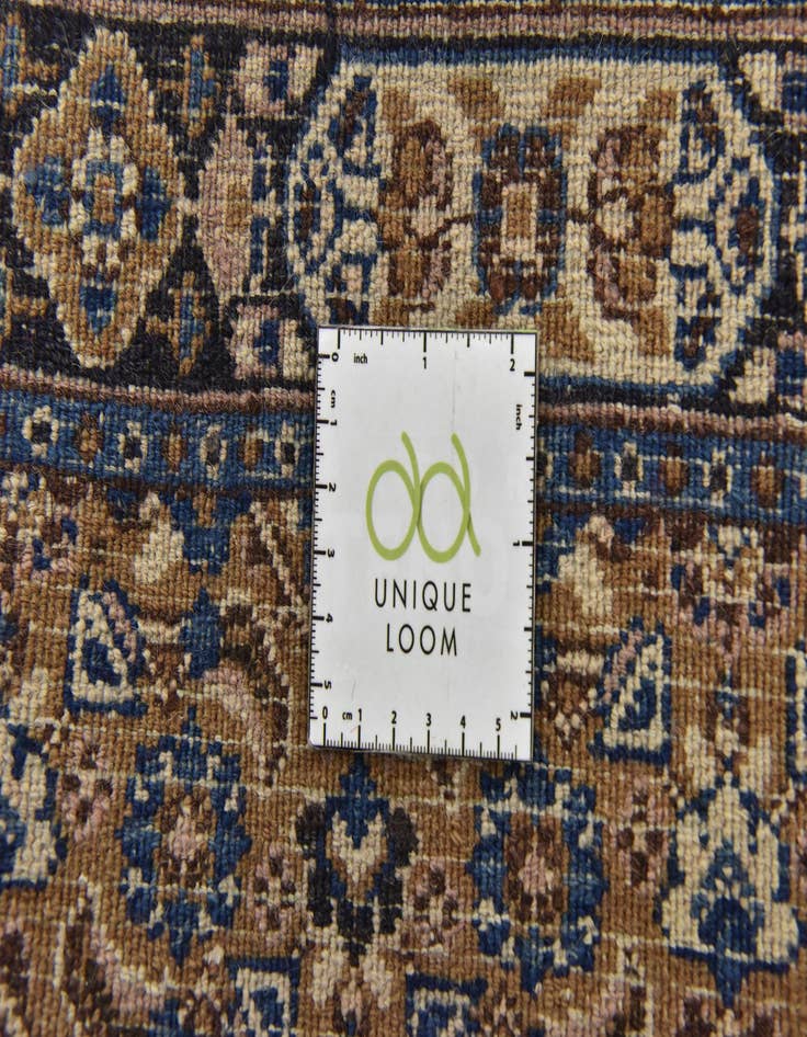 Detail image of  6' 2 x 10' 8  Hand Knotted Mood Persian Wool Rug