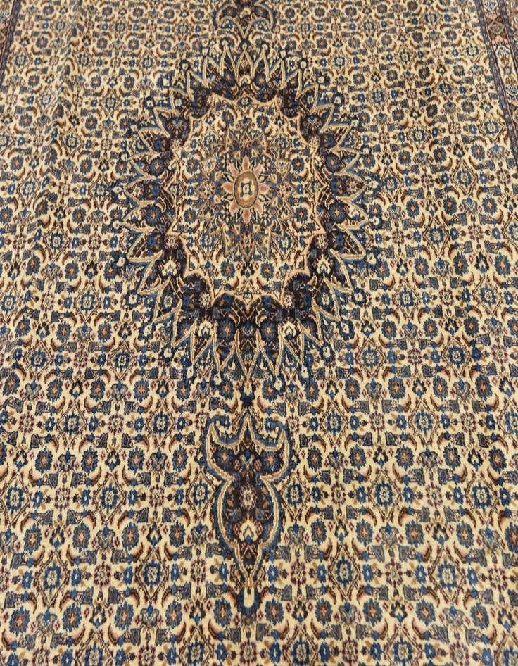 Detail image of  6' 2 x 10' 8  Hand Knotted Mood Persian Wool Rug