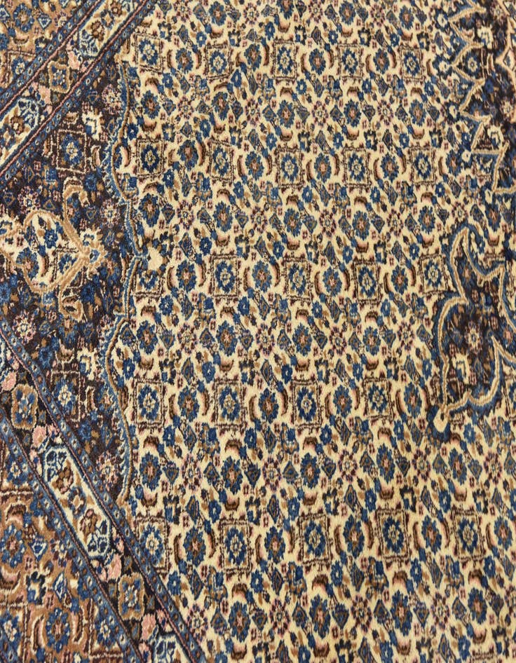 Detail image of  6' 2 x 10' 8  Hand Knotted Mood Persian Wool Rug
