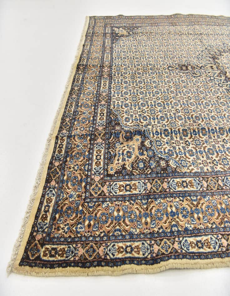 Detail image of  6' 2 x 10' 8  Hand Knotted Mood Persian Wool Rug