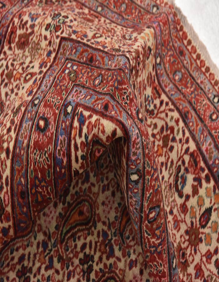 Detail image of  10' 5 x 13' 2  Hand Knotted Mood Persian Wool Rug