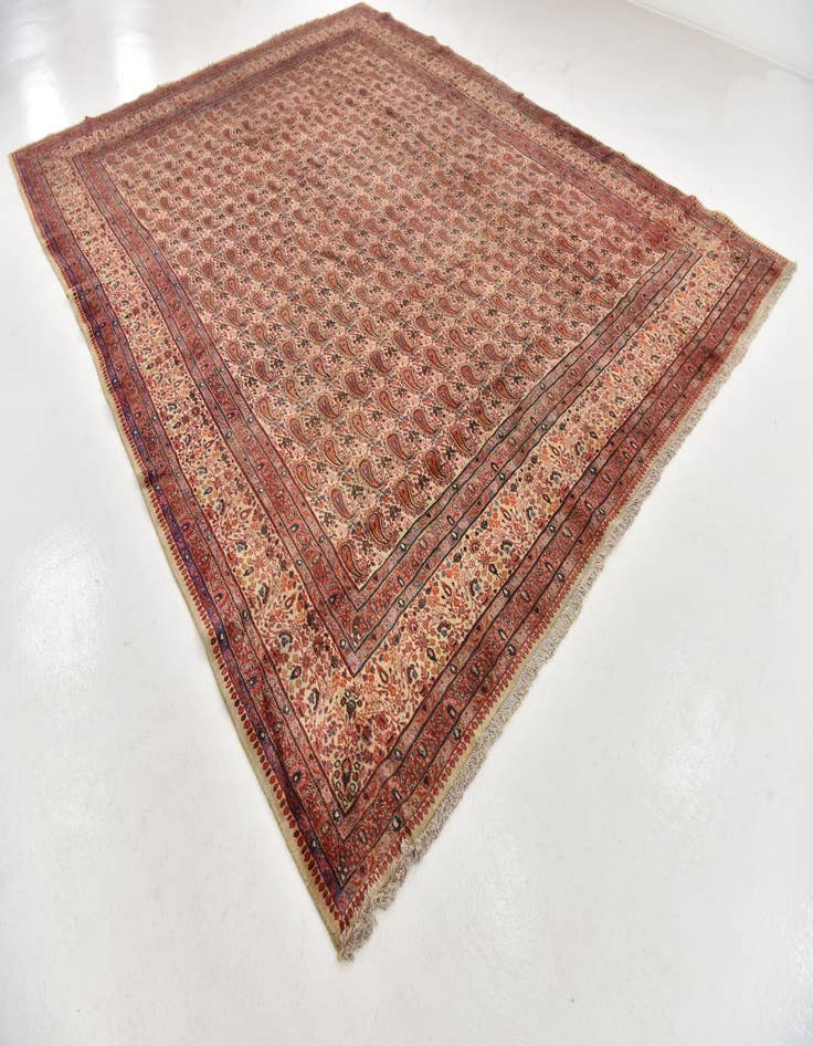 Detail image of  10' 5 x 13' 2  Hand Knotted Mood Persian Wool Rug