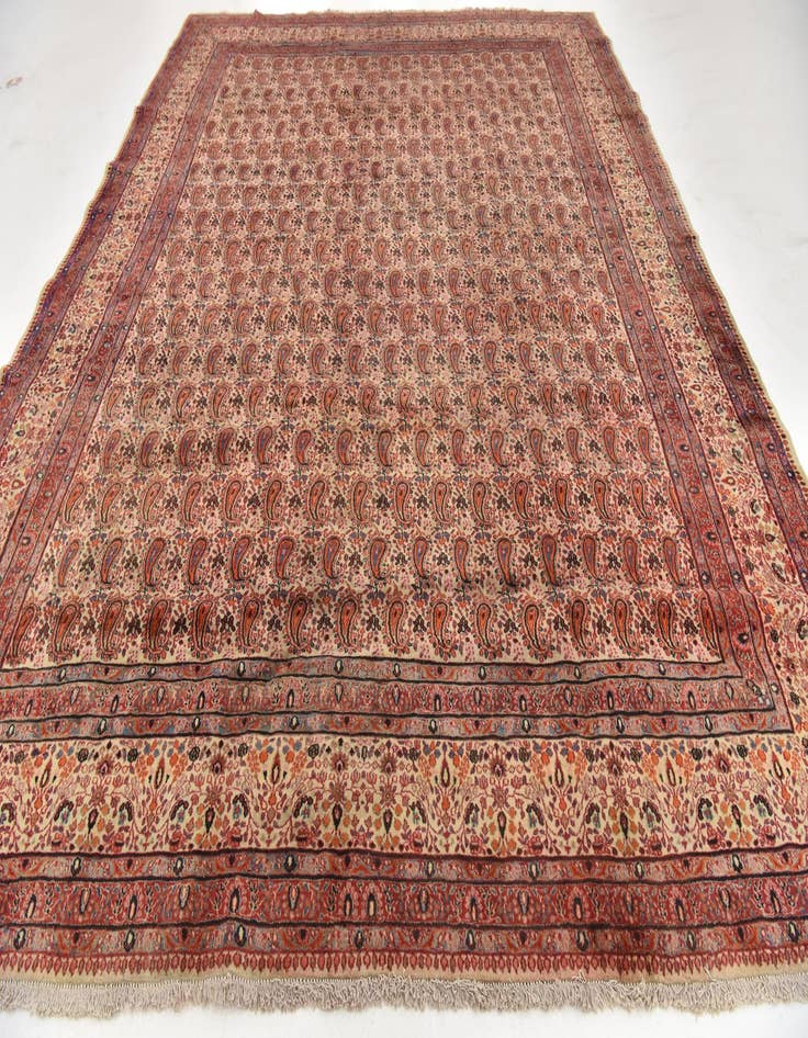 Detail image of  10' 5 x 13' 2  Hand Knotted Mood Persian Wool Rug