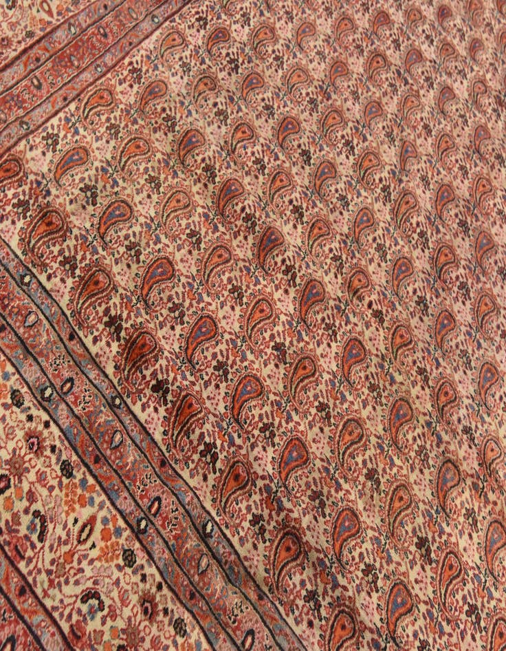 Detail image of  10' 5 x 13' 2  Hand Knotted Mood Persian Wool Rug