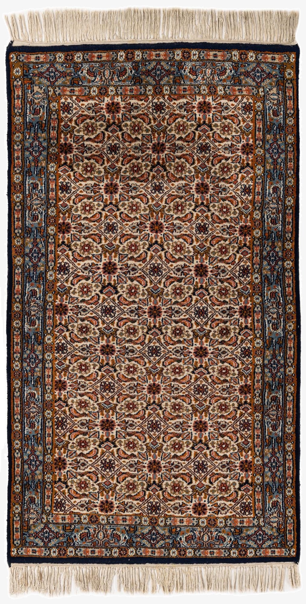  3' x 5' 4  Hand Knotted Mood Wool Rug