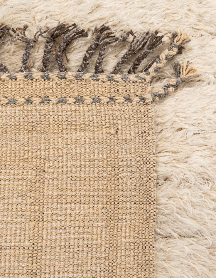 Detail image of  5' 4 x 6' 8  Hand Knotted Moroccan Wool Rug
