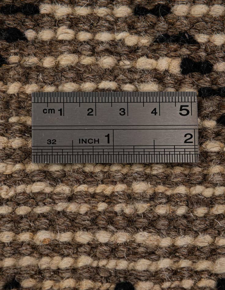 Detail image of  5' 6 x 7' 4  Hand Knotted Moroccan Wool Rug