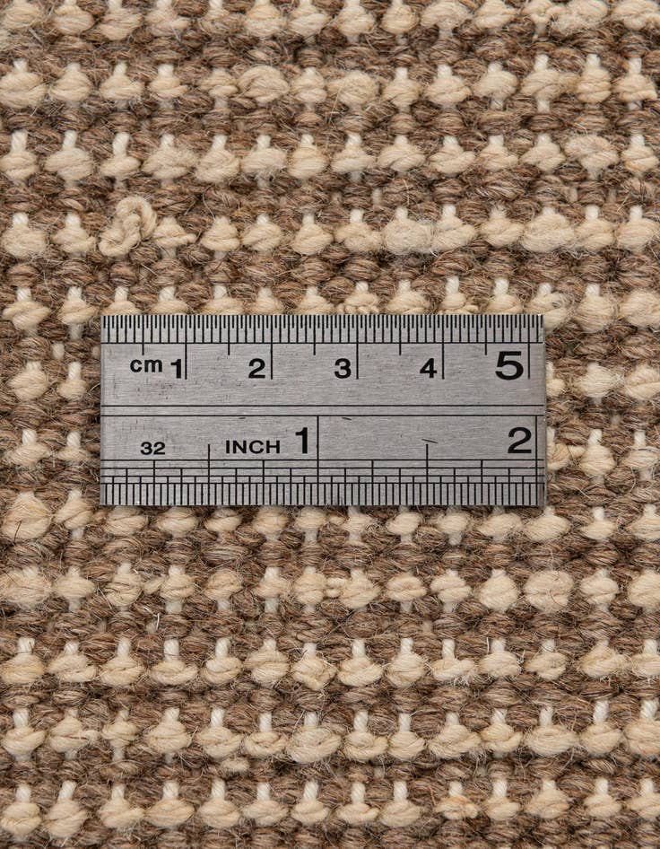 Detail image of  5' 8 x 8'  Hand Knotted Moroccan Wool Rug