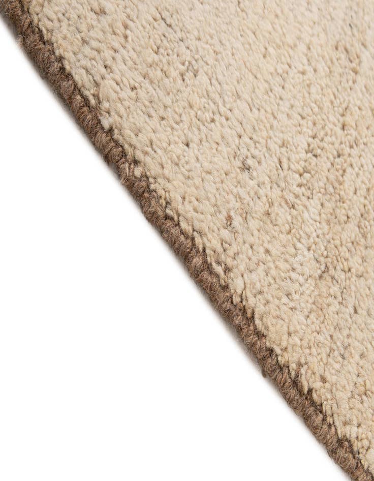 Detail image of  5' 8 x 8'  Hand Knotted Moroccan Wool Rug