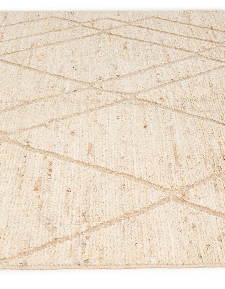 Detail image of  5' 7 x 7' 10  Hand Knotted Moroccan Wool Rug