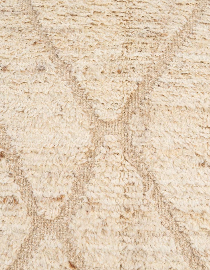Detail image of  5' 7 x 7' 10  Hand Knotted Moroccan Wool Rug