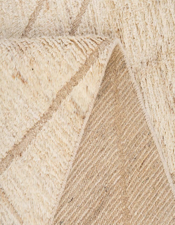 Detail image of  5' 7 x 7' 10  Hand Knotted Moroccan Wool Rug