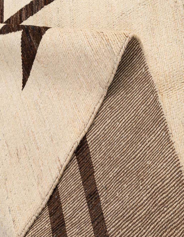 Detail image of  5' 8 x 8' 2  Hand Knotted Moroccan Wool Rug