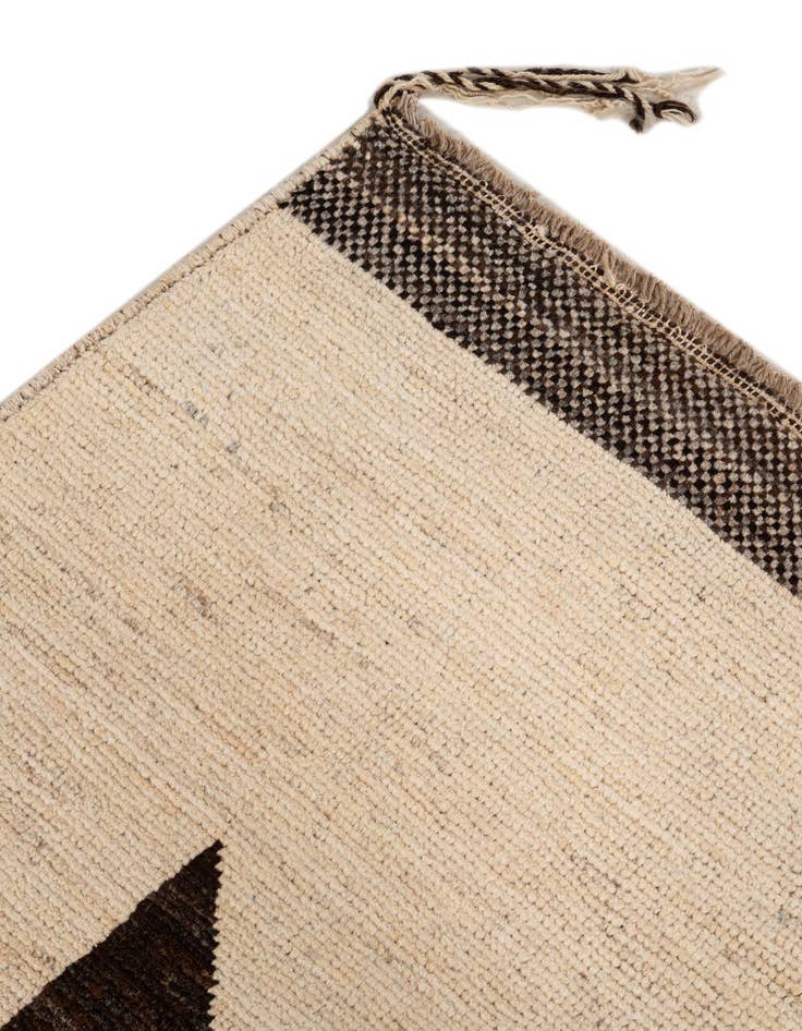 Detail image of  5' 8 x 8' 2  Hand Knotted Moroccan Wool Rug