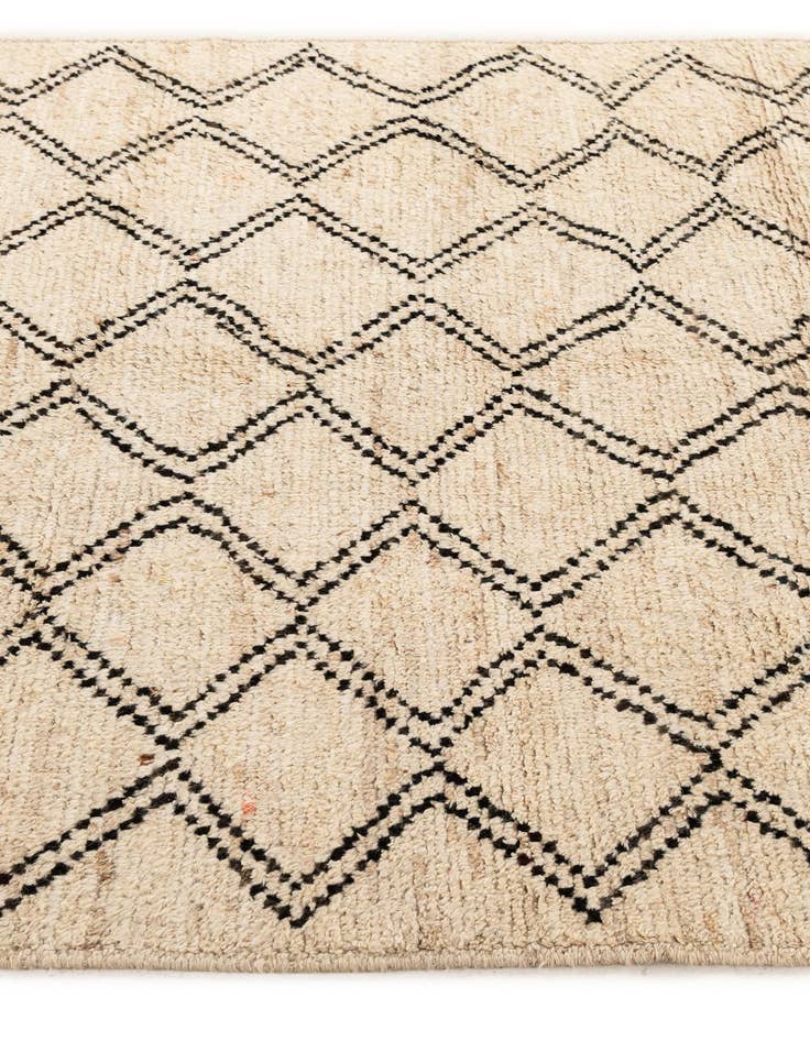Detail image of  5' 9 x 7' 10  Hand Knotted Moroccan Wool Rug