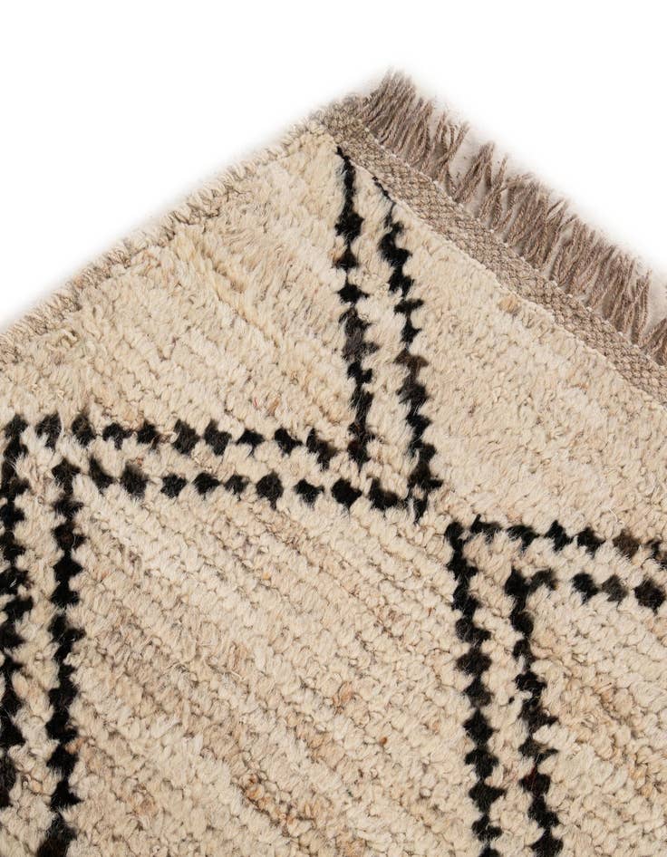 Detail image of  5' 9 x 7' 10  Hand Knotted Moroccan Wool Rug