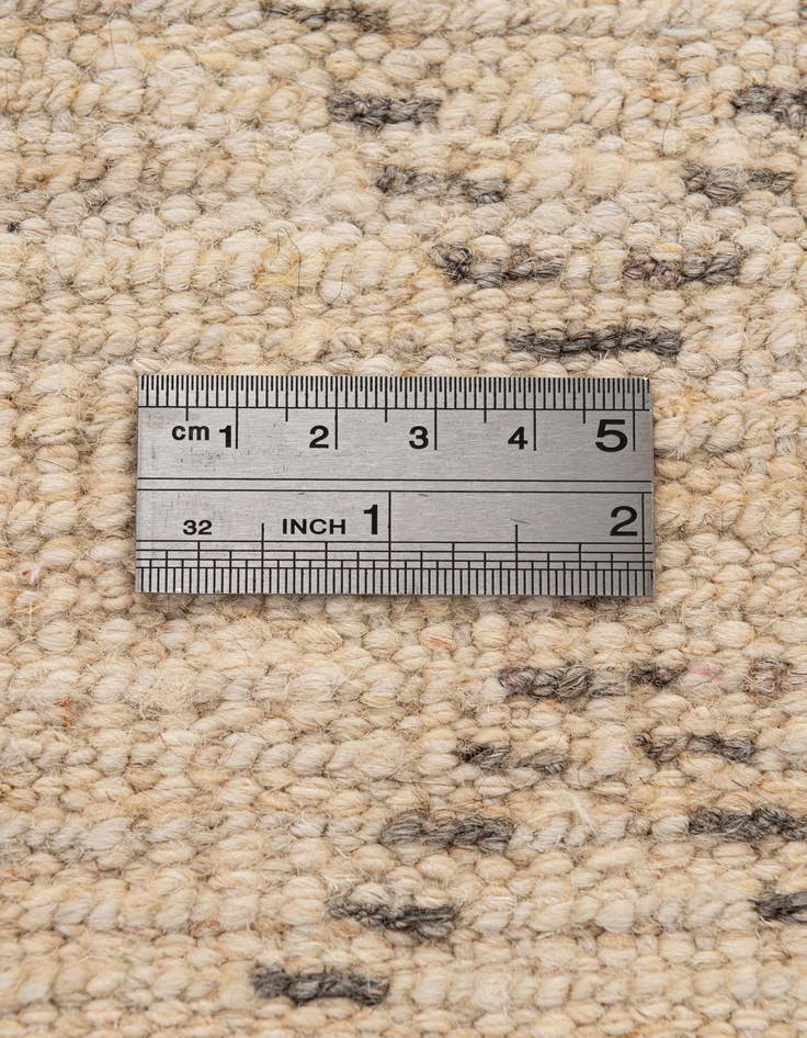 Detail image of  5' 9 x 8' 7  Hand Knotted Moroccan Wool Rug