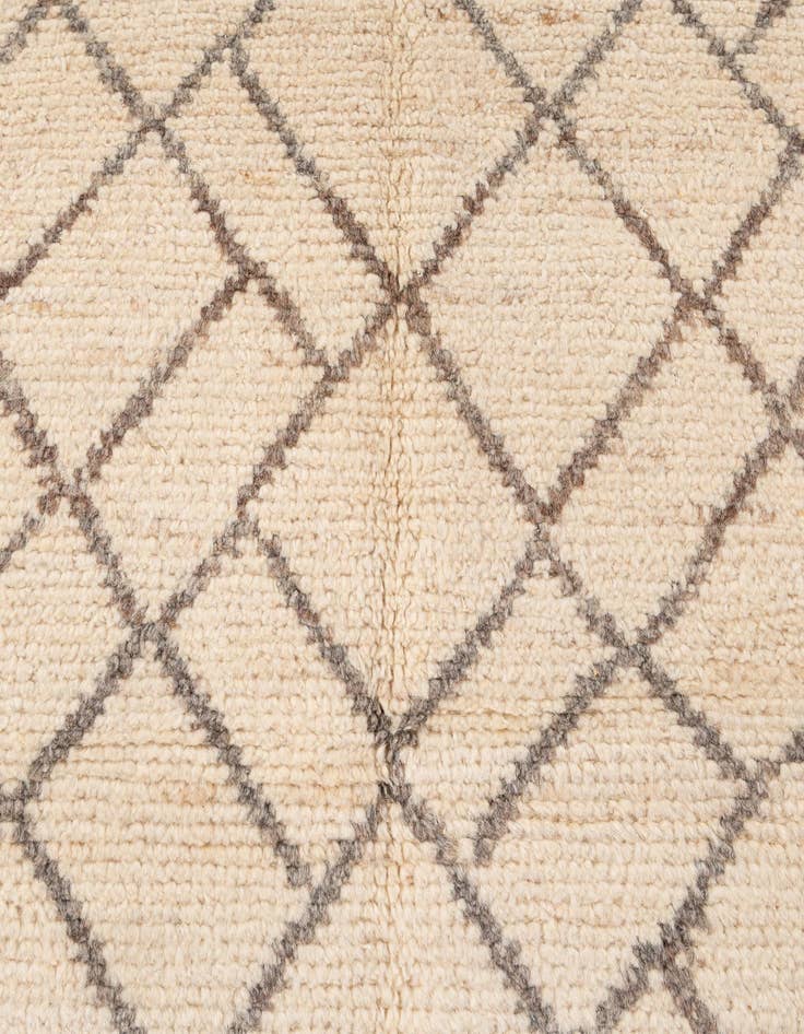 Detail image of  5' 9 x 8' 7  Hand Knotted Moroccan Wool Rug