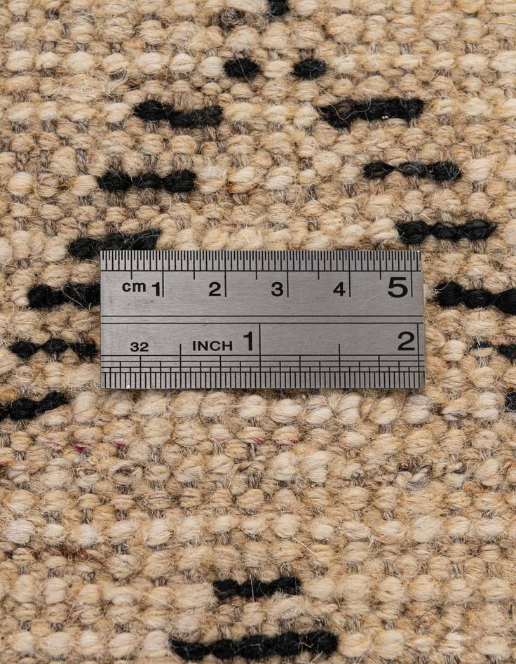 Detail image of  5' 11 x 7' 11  Hand Knotted Moroccan Wool Rug