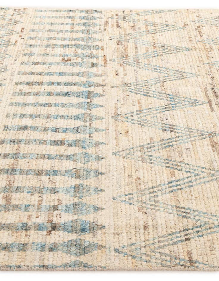 Detail image of  5' 8 x 8' 11  Hand Knotted Moroccan Wool Rug
