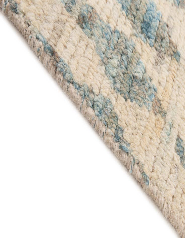 Detail image of  5' 8 x 8' 11  Hand Knotted Moroccan Wool Rug