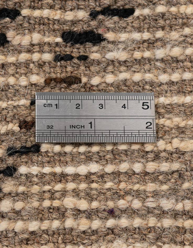 Detail image of  6' 1 x 8' 9  Hand Knotted Moroccan Wool Rug