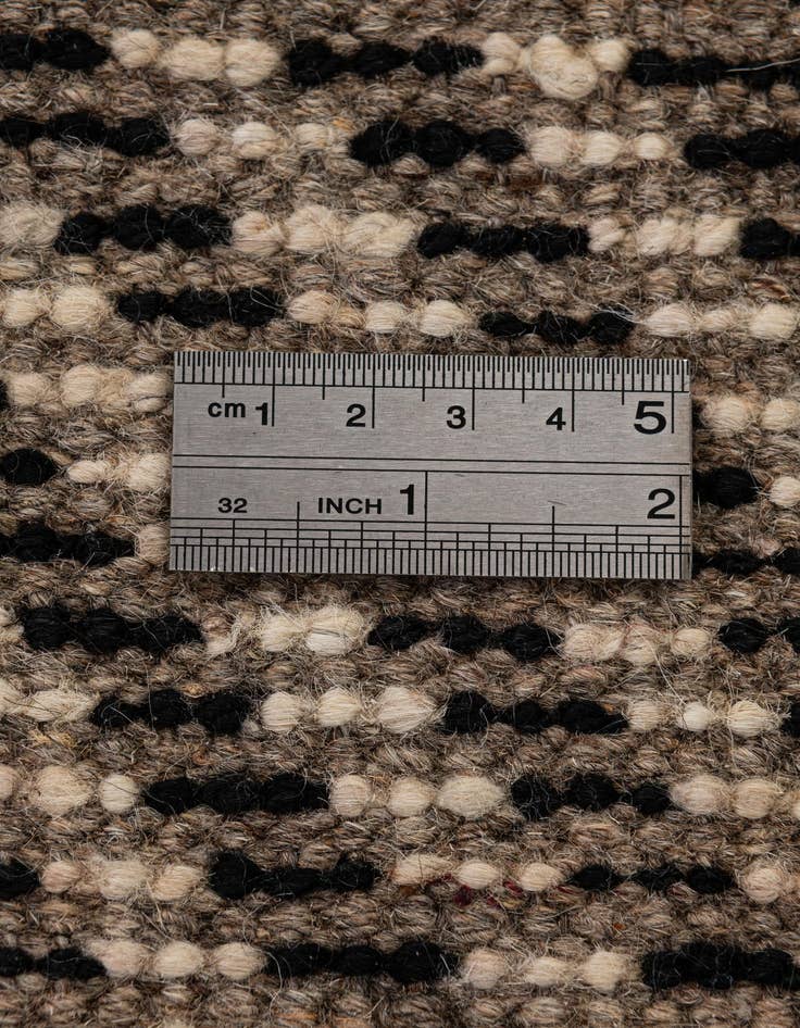 Detail image of  6' 10 x 9' 3  Hand Knotted Moroccan Wool Rug