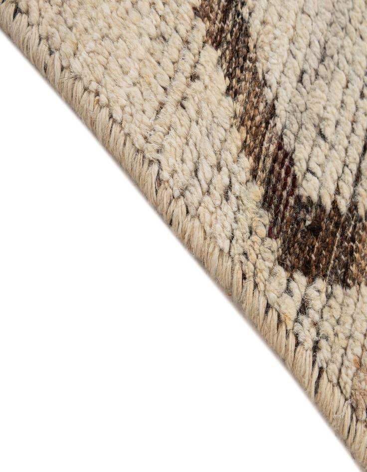 Detail image of  6' 9 x 9' 9  Hand Knotted Moroccan Wool Rug